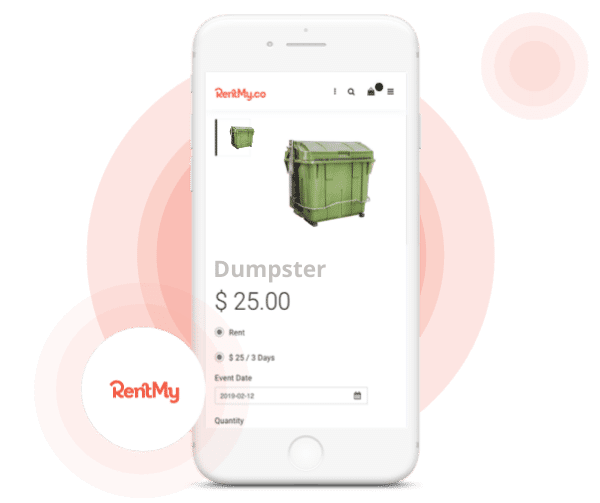 dumpster rental software booking system