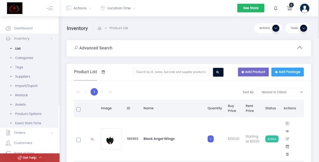 shopify vs rentmy inventory management