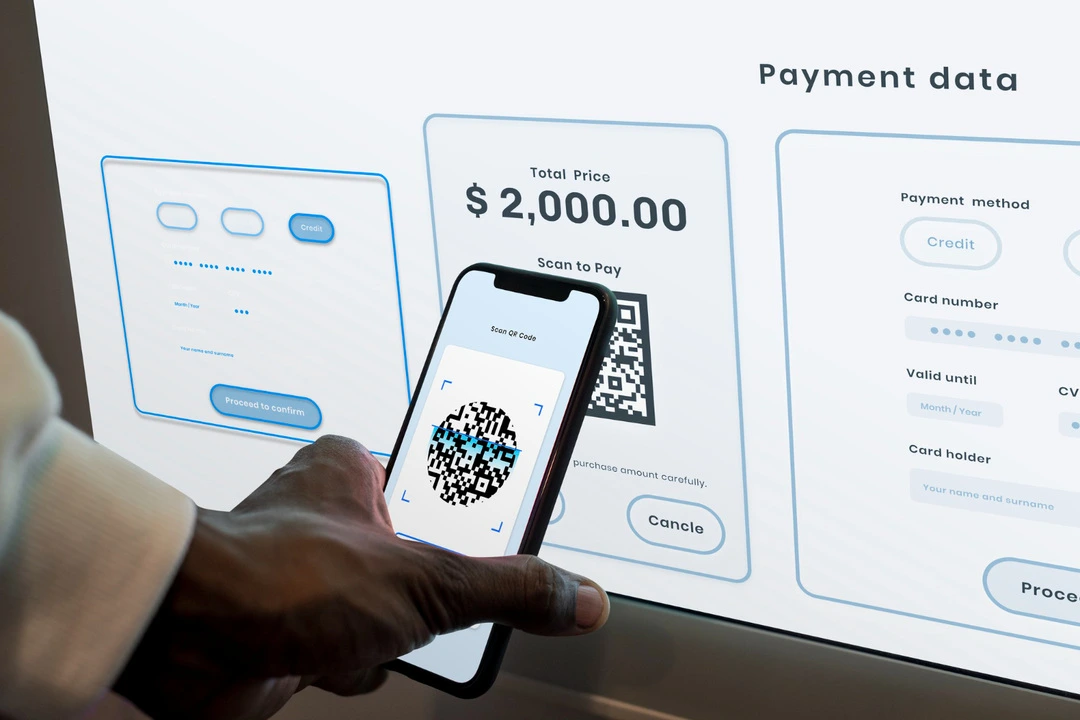Automating rental payments with QR code scanning and digital options