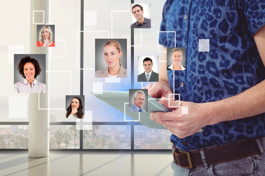 Tablet showing organized customer profiles for secure rental agreements.