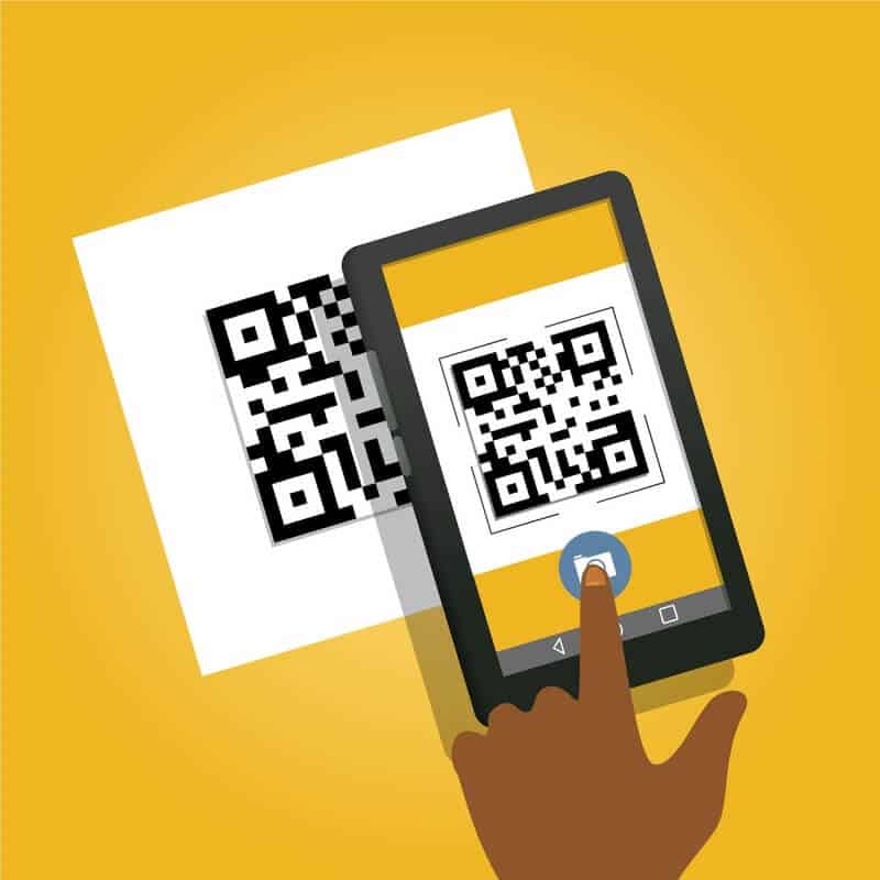 QR code scanning feature for rental inventory tracking and management system
