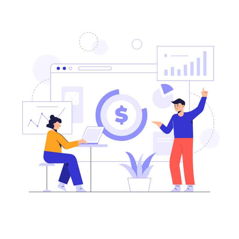 Rental management solution showing pricing analytics and financial performance tracking features