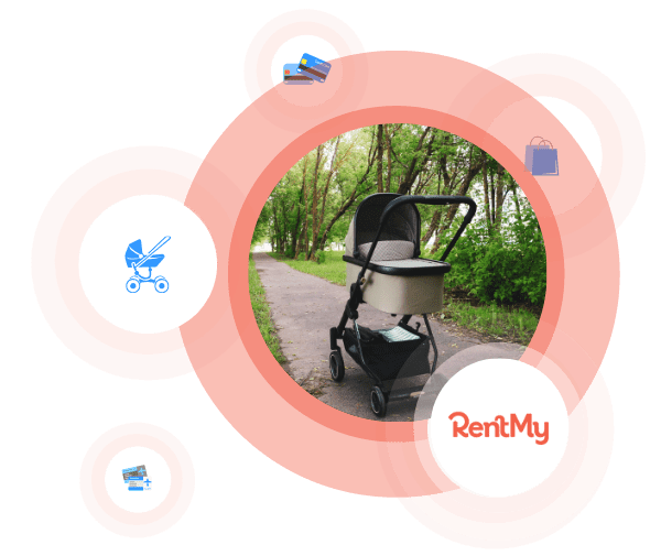 Visual representation of RentMy Baby Gear Rental Software
