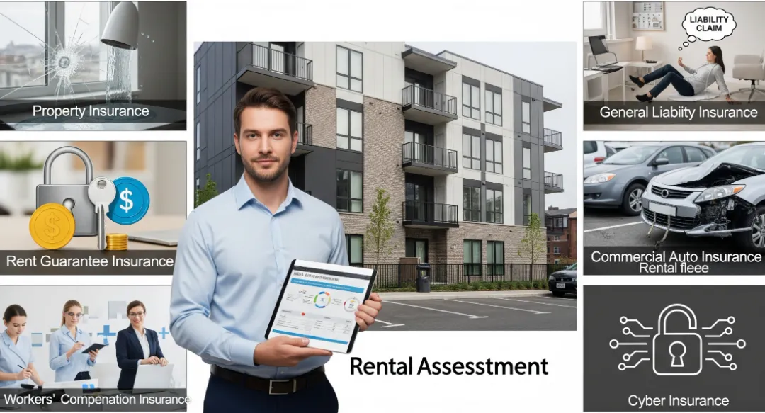 Rental business insurance types, including property and liability coverage