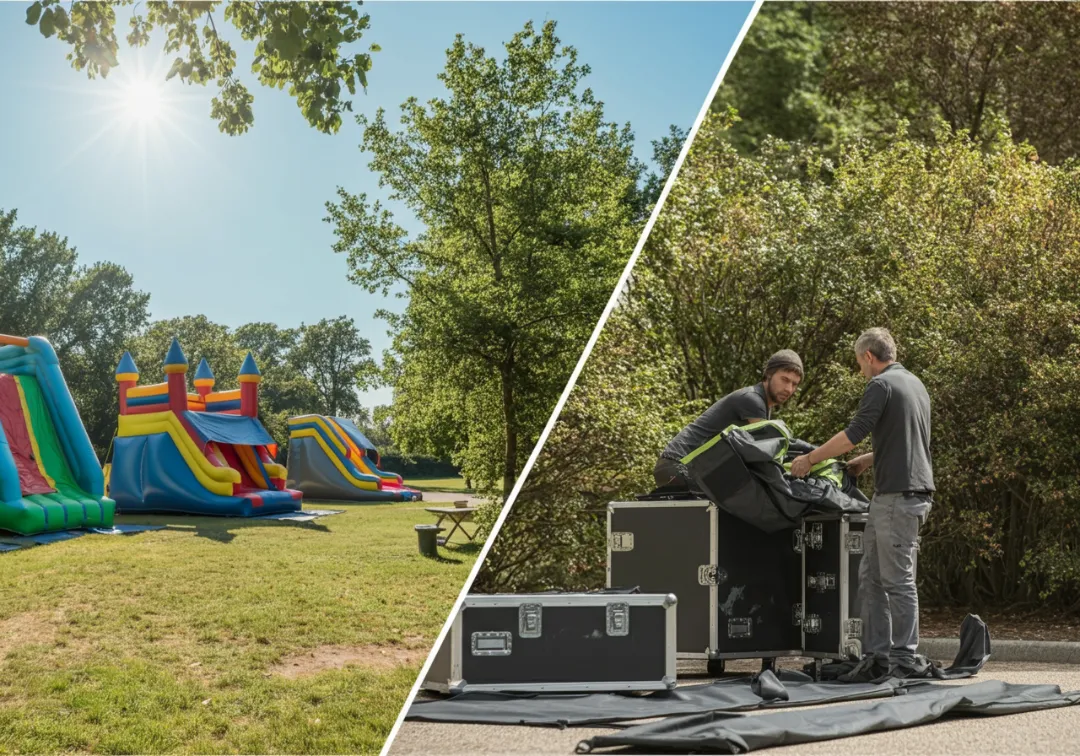 Side-by-side of passive rental income vs earned income from active work